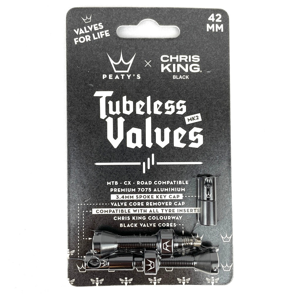 Peatys Chris King Edition MK2 Tubeless Ventil 2er-Set