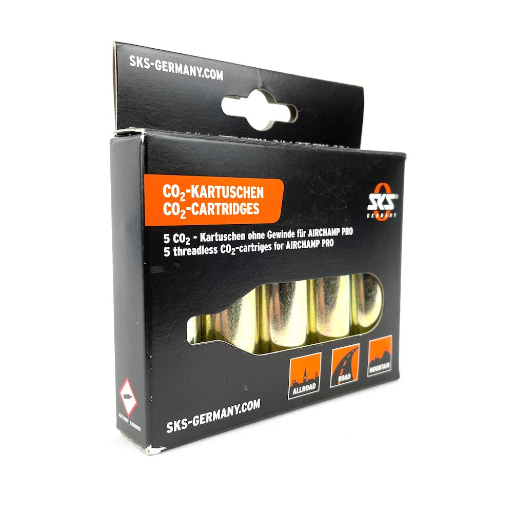 SKS CO2 Ersatzkartuschen mit Gewinde 16 g - bike-paradise