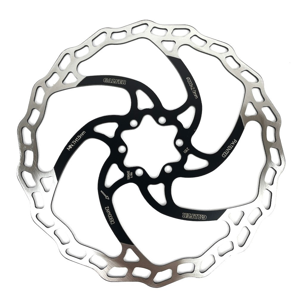 Galfer Wave Fixed E-Bike & Enduro Bremsscheibe - 6-Loch