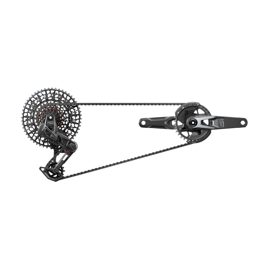 SRAM X0 Eagle AXS Transmission MTB Gruppe | 55 mm Kettenlinie 174 mm Q-Faktor